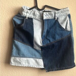 Path denim mini skirt from Zara